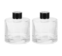 200 ml/6,8 oz Flacone diffusore in vetro vuoto 3,6" x 3,1" Accessori 2 pezzi