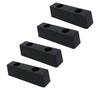 200 mm x 53 mm quadrato standoff gomma buffer blocco paraurti pad stop...