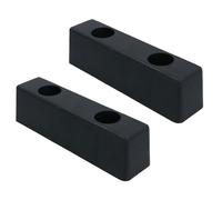 200 mm x 53 mm quadrato standoff gomma buffer blocco paraurti pad stop rimorc...