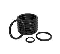 200 O-ring neri resistenti all'olio, guarnizioni in gomma nitrilica, diametro interno 5-15,6 mm, diametro del filo 1,2 mm, per riparazione automobilistica e industria,Nero,9,3 x 6,9 x 1,2 mm