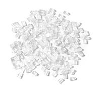 200 orecchini con chiusura in silicone, chiusura a clip, per orecchini, orecchini, orecchini, orecchini a gancio, trasparenti, ipoallergenici