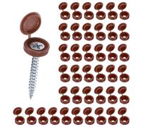 200-Pack Coperchi a Cerniera 3mm per Viti M3 M4 M5 [Marrone Scuro]