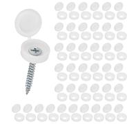 200-Pack Coperchi a Cerniera per Viti M3 M4 M5 in Plastica [Bianco]