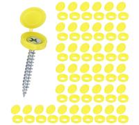 200-Pack Coperchi in Plastica per Viti M3 M4 M5 [Giallo] per 5mm