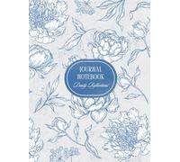200-Page Hardcover Journal: Premium 8.5 x 11 Ruled Notebook for Daily Reflections | Floral themed