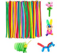 200 palloncini magici modellati lunghi palloni per animali multicolori intrecciati in lattice per compleanno dei bambini, matrimonio e festa