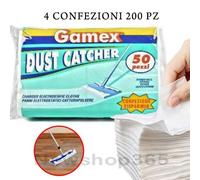 100 Panni catturapolvere elettrostatici ricambi per scopa pavimento Gamex 22x29