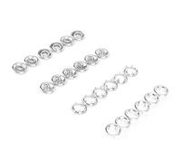 200 Pcs 9.5mm Bottone a pressione in metallo Bottone a pressione Bottoni di fissaggio Bottone a pressione Attrezzo di fissaggio con pinze di fissaggio e scatola per vestiti per bambini Giacche Jeans P