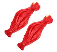 200 Pcs Borse Di Nylon Rosse Sacchetti Frutta Verdura Borsa Rete