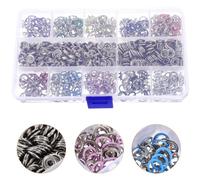 200 Pcs Bottoni Automatici Per Abbigliamento Pulsante Dei Vestiti