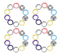 200 Pcs Bottoni Automatici Per Abbigliamento Pulsanti Di Crafting