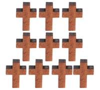 200 Pcs Ciondolo A Croce Croci Di Legno Sospensione Pendente Della Borsa