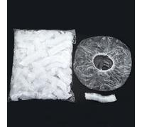 200 Pcs Clear Bath Hats Cuffie Doccia Monouso Capelli Usa Getta Da Bagno
