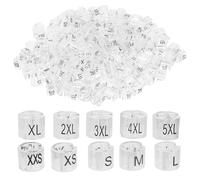 200 Pcs Clip Per Anelli Di Dimensioni Segnalibri Appendiabiti Indicatori Grucce