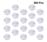 200 PCS Dorso Degli Orecchini Trasparente Chiusura Silicone Chiudi