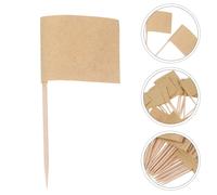 200 Pcs Etichette Per Feste Mini Topper Cupcake Bastoncino Scelte Di Alimentari