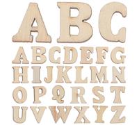 200 Pcs Lettere Minuscole Piccole Alfabeto Legno Abbellimenti Per Scrapbooking