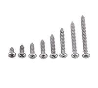 200 Pcs M3 Viti autofilettanti in SS 304 acciaio inox, Kit viti a chiodo viti filettate in legno