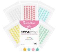 200 PCS Patch Anti Brufoli, Patch per Brufoli Idrocolloide, Cerotti Pimple Patches Per Viso, Impermeabili e Traspiranti Patch Per l'acne con olio dell'albero tè Acido Salicilico, Giorno e notte