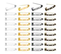 200 Pcs per Safety Bar Pins per Brooch Findings(25mm, Silver/Gold/Bronze/Grey)