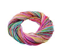 200 PCS Scoubidou Fili,Colorato Intrecciato Corda,Scoubidou en Plastique,Fili Scooby Doo per Portachiavi,DIY Braccialetti,Creazione Di Gioielli.