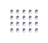 200 perline con lettere da infilare, 4 perline acriliche da 7 mm, con foro, perline dell'alfabeto per bricolage, bracciali, collane, creazione di gioielli, copricapo, P