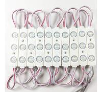 200 pezzi 3030 SMD DC12V Iniezione 3 moduli LED bianco 1.5W impermeabile luce posteriore decorativa per insegne pubblicitarie con nastro adesivo posteriore