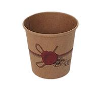 200 Pezzi Bicchiere Termico Carta Caffè B10 (4 oz) (120 ml) Fantasia Ceralacca thermal paper cup lid IMBALLAGGI ALIMENTARI