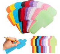 200 Pezzi Biglietti da Presentazione Colorati 20 x 8cm Biglietti Colorati per Presentazione Umana 10 Colori Bigliettis da Moderazione per Presentazioni in Ufficio e a Scuola