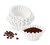 200 Pezzi Carta da Filtro a Cestello per Caffè 80/200 mm, Carta Filtro Bianca per Macchine da Caffè, Compatibile con Beem, Philips, Cuisinart, Gastroback, per Casa, Ufficio e Caffetteria