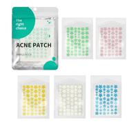 200 Pezzi Cerotti Brufoli, Patch Brufoli Stelline, Patch Vestibilità Precisa, Naturale Hydrocolloid Patch 2 in 1 Giorno e Notte Che Invisibile Patch Brufoli Assorbenti Impermeabile e Traspirante