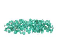 200 Pezzi Chiodi per Coperture Cappuccio Rotondo Plastico Verde 1 Pollice | Fissaggio Rapido, Resistenza al Sollevamento dal Vento, per Pannelli in Schiuma e Teloni su Tetti