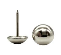 200 Pezzi Chiodini per Tappezzeria,Chiodi rotondi color argento,Puntine per Mobili Decorativi Antichi assortimento di chiodi per mobili imbottiti in sughero o progetti fai da te