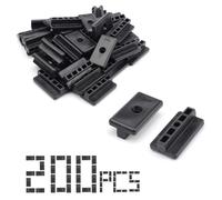 200 Pezzi Clip a T da 6mm per Decking Composito - Fissaggi Nascosti per Pavimenti, Balconi, Giardini - Compatibile con Tavole in Plastica e Materiale Composito - Accessori per Montaggio Professionale