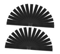 200 Pezzi Coperture Flessibili in Rete per Pennelli Cosmetici Neri | Plastica Traspirante, Mantiene le Setole Dopo la Pulizia, Ordine per Set Professionali e Ritocchi