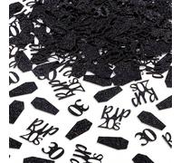 200 pezzi Decorazioni per feste di compleanno a tema "Addio ai 20 anni", decorazioni da tavolo per il 30° compleanno in stile gotico, decorazioni per funerali giovanili, decorazioni natalizie, regali 