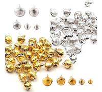 200 Pezzi Di Campanelli D'Argento, Artigianali, Per Bracciale Fai-Da-Te, Pendenti Per Campane, Di Metallo