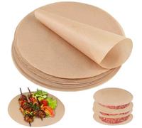 200 pezzi di carta da forno rotonda: Ø 28 cm, carta da forno rotonda, resistente al calore, per friggitrice ad aria calda, pizza, forno, friggitrice ad aria, padella, barbecue, barbecue