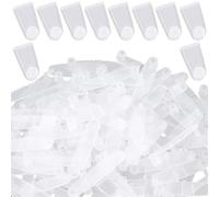 200 pezzi di clip portachiavi in plastica, connettore acrilico, clip trasparenti per Cra