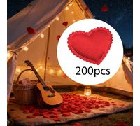 200 pezzi di coriandoli a forma di cuore, decorazioni per feste d'amore,