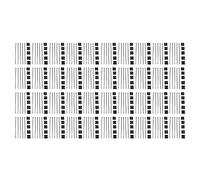200 pezzi di fascette in nylon, fascette per cavi autobloccanti resistenti alle alte temperature con supporti per la gestione dei cavi, la riparazione delle recinzioni da giardino (Nera)