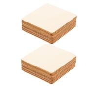 200 Pezzi di Legno Quadrati 3cm per Bricolage, Decorazioni e Nomi | Legno Non Finito, Superficie Liscia e Venatura Naturale, per Laboratori Creativi e Scrapbooking