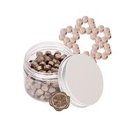 200 Pezzi di Perline Sigillo di Cera, Perline di Ceralacca Colorate Ottagonali Vintage Retrò per Inviti di Nozze, Cartoline di Natale, Buste, Pacchetti di Vino(Champagne Gold)