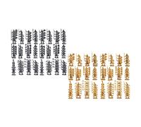 200 Pezzi di Soldatini da Collezione per Il Layout del Lezione, Oro Nero