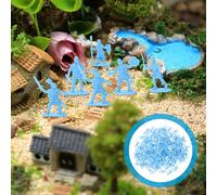 200 pezzi di soldatini medievali, mini action figure, mini figure di persone,