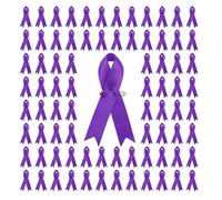 200 pezzi di spille eleganti di beneficenza unisex di sicurezza in tessuto di seta per la diffusione della coscienza spille di sicurezza in tessuto, Taglia unica, come descritto