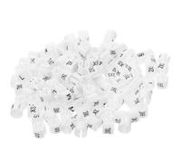 200 pezzi di vestiti per le dimensioni dei vestiti tag da gancio di vestiti in