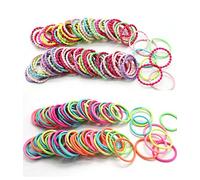 200 Pezzi Elastici per Capelli Bambina, Diversi Stili di Multicolori Mini Nylon Cravatte Fasce elastiche per capelli per Capelli per Bambina Neonata Capelli Coda di Cavall