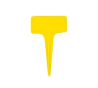 200 pezzi etichette da giardino classificazione delle piante ordinamento cartello tag biglietto piastra di scrittura in plastica scheda plug-in colorata Per Vasi Da Fiori,Aiuole(Yellow)