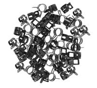 200 Pezzi Fascetta a Molla, Acciaio Manganese Nero | Flessibili e Linee , Installazione Semplice, Tenuta Stabile, Uso in Officina e Motori
